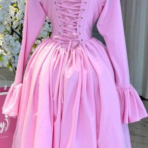 Bella Barbie Pink Corset Ball Dress